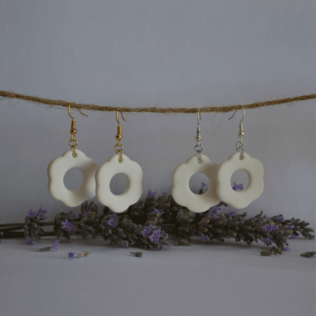 Boucles d&#039;oreilles &quot;Fleurs&quot;